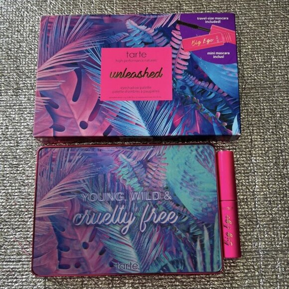 Tarte Unleashed Eyeshadow Palette with Travel Size Mascara Included New in Box - Picture 1 of 4